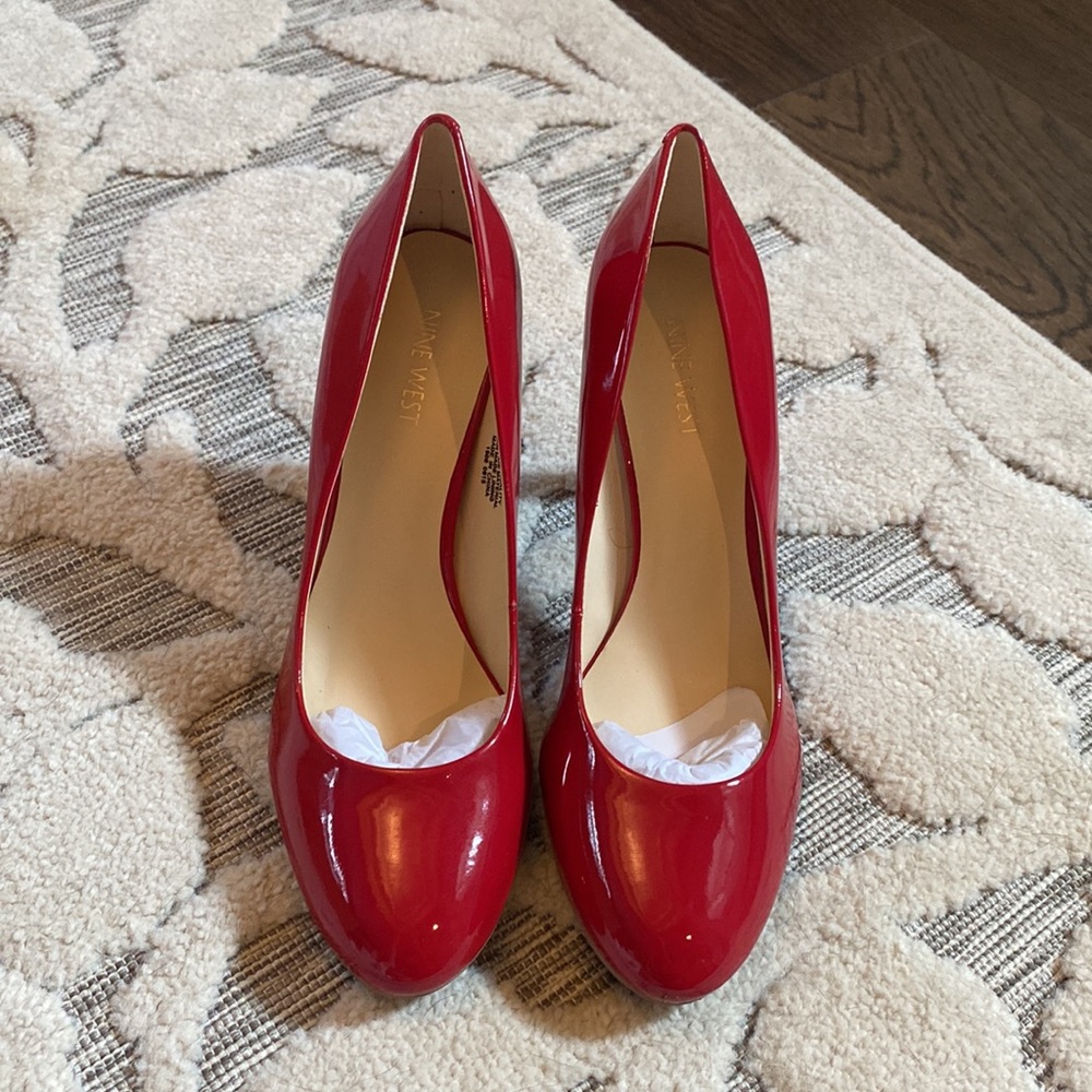 Brand New Nine West Red Heels